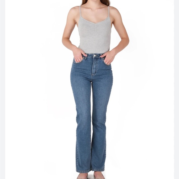 DEX High Rise  Relaxed Boot Cut Jean Size 16 - Picture 2 of 13